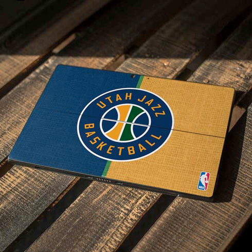 NBA Utah Jazz Split Canvas Surface Pro 7 Skin
