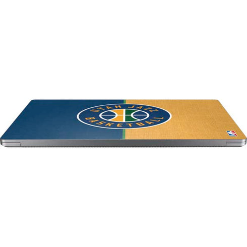 NBA Utah Jazz Split Canvas Universal Laptop 15in (12.2 x 8.8in) Skin
