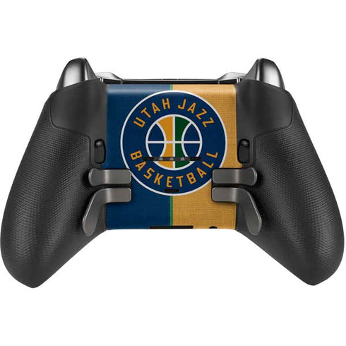 NBA Utah Jazz Split Canvas Xbox Elite Wireless Controller Series 2 Skin