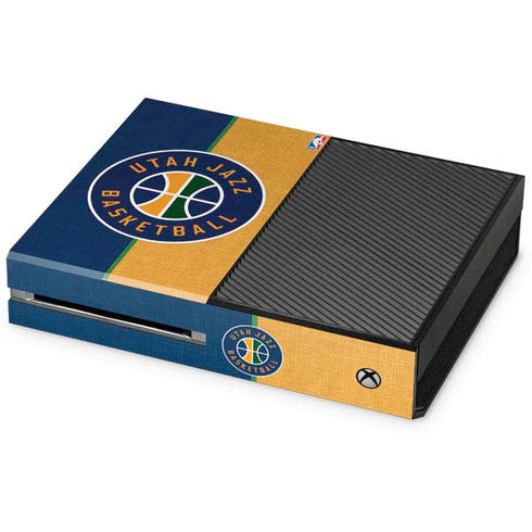 NBA Utah Jazz Split Canvas Xbox One Console Skin