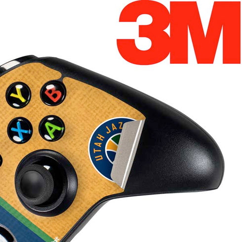 NBA Utah Jazz Split Canvas Xbox One Controller Skin
