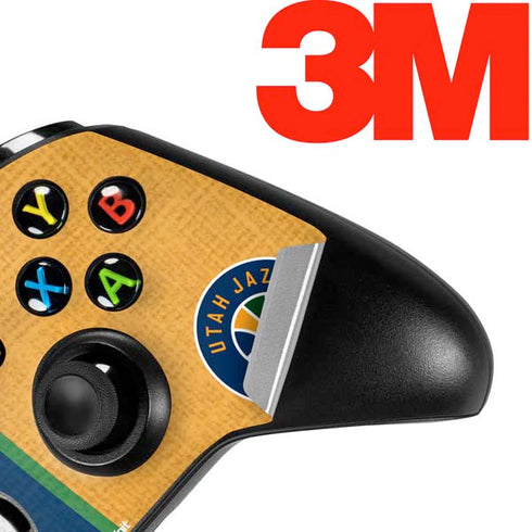 NBA Utah Jazz Split Canvas Xbox One S Controller Skin