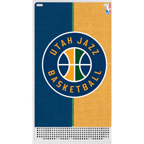 NBA Utah Jazz Split Canvas Xbox Series S Console Skin