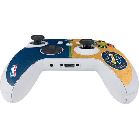 NBA Utah Jazz Split Canvas Xbox Series S Controller Skin