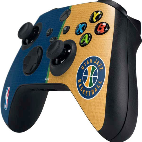 NBA Utah Jazz Split Canvas Xbox Series X Controller Skin