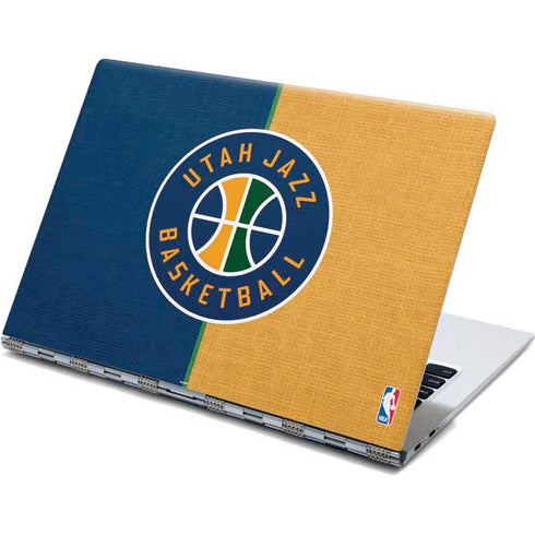 NBA Utah Jazz Split Canvas Yoga 910 2-in-1 14in Touch-Screen Skin