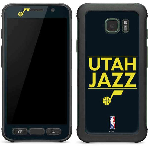 NBA Utah Jazz Standard - Black Galaxy S7 Active Skin