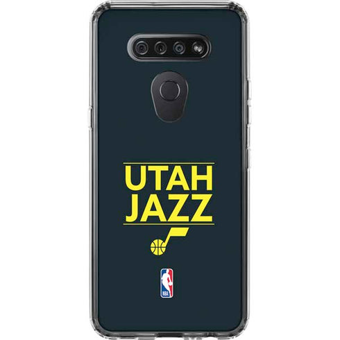 NBA Utah Jazz Standard - Black LG K51/Q51 Clear Case
