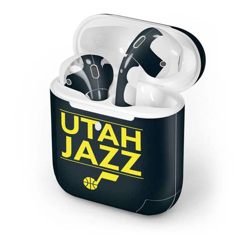 NBA Utah Jazz Standard - Black Apple AirPods 2 Skin