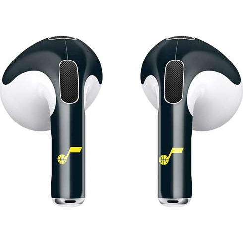 NBA Utah Jazz Standard - Black Apple AirPods (3rd Gen 2021) Skin