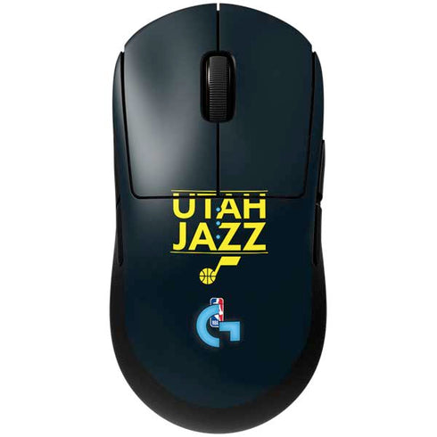 NBA Utah Jazz Standard - Black G Pro Wireless Gaming Mouse Skin