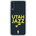 NBA Utah Jazz Standard - Black Galaxy A50 Clear Case