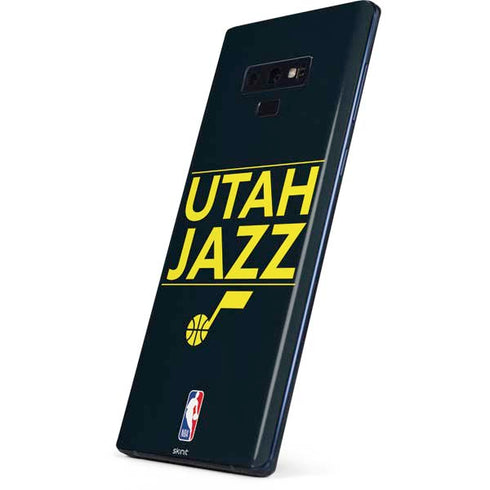 NBA Utah Jazz Standard - Black Galaxy Note 9 Skin