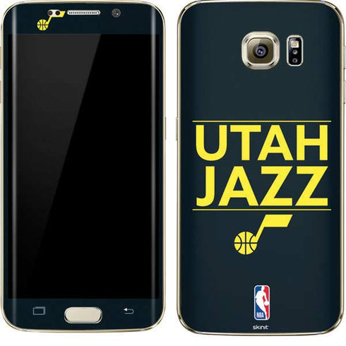 NBA Utah Jazz Standard - Black Galaxy S7 Edge Skin