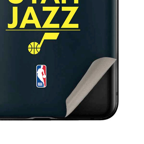 NBA Utah Jazz Standard - Black Galaxy Z Flip Skin