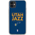 NBA Utah Jazz Standard - Black iPhone 11 Clear Case