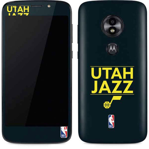 NBA Utah Jazz Standard - Black Moto E5 Play Skin