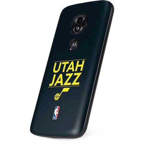NBA Utah Jazz Standard - Black Moto E5 Play Skin