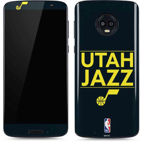NBA Utah Jazz Standard - Black Moto G6 Skin