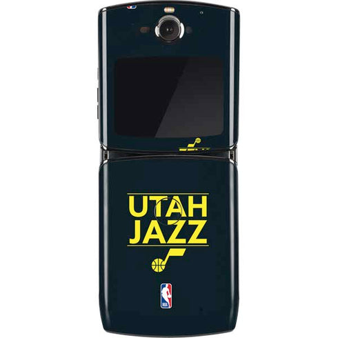 NBA Utah Jazz Standard - Black Motorola RAZR Skin