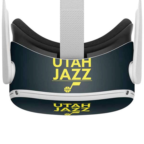 NBA Utah Jazz Standard - Black Oculus Quest 2 Skin