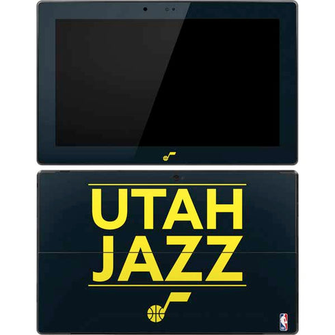 NBA Utah Jazz Standard - Black Surface Pro Tablet Skin