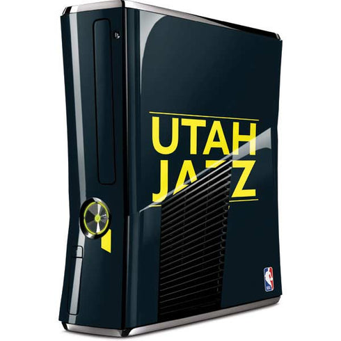 NBA Utah Jazz Standard - Black Xbox 360 Slim (2010) Skin