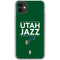 NBA Utah Jazz Standard - Yellow iPhone 11 Clear Case