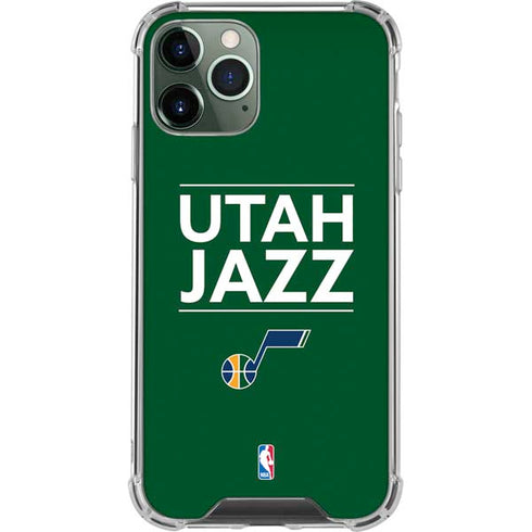 NBA Utah Jazz Standard - Yellow iPhone 11 Pro Max Clear Case
