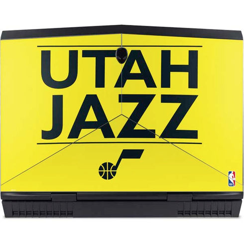 NBA Utah Jazz Standard - Yellow Dell Alienware Skin