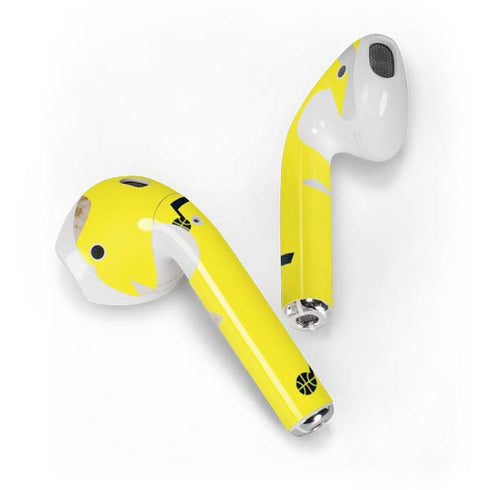 NBA Utah Jazz Standard - Yellow Apple AirPods Skin