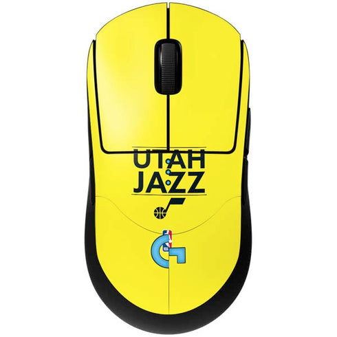 NBA Utah Jazz Standard - Yellow G Pro Wireless Gaming Mouse Skin
