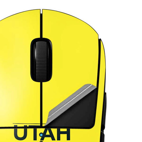 NBA Utah Jazz Standard - Yellow G Pro Wireless Gaming Mouse Skin
