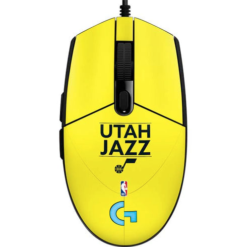 NBA Utah Jazz Standard - Yellow G203 Prodigy RGB Wired Gaming Mouse Skin