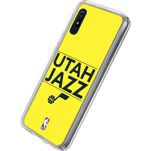 NBA Utah Jazz Standard - Yellow Galaxy A10e Clear Case