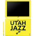 NBA Utah Jazz Standard - Yellow Galaxy Book 12in Skin