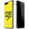 NBA Utah Jazz Standard - Yellow iPhone 7/8 Plus Clear Case