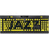 NBA Utah Jazz Standard - Yellow K95 RGB PLATINUM Mechanical Gaming Keyboard Skin