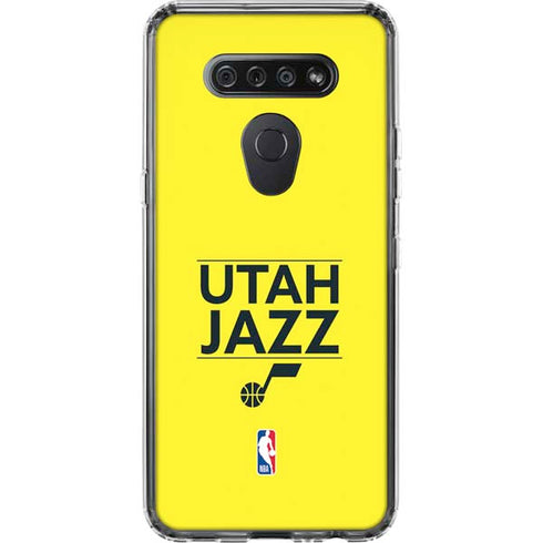 NBA Utah Jazz Standard - Yellow LG K51/Q51 Clear Case