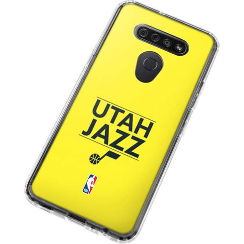 NBA Utah Jazz Standard - Yellow LG K51/Q51 Clear Case