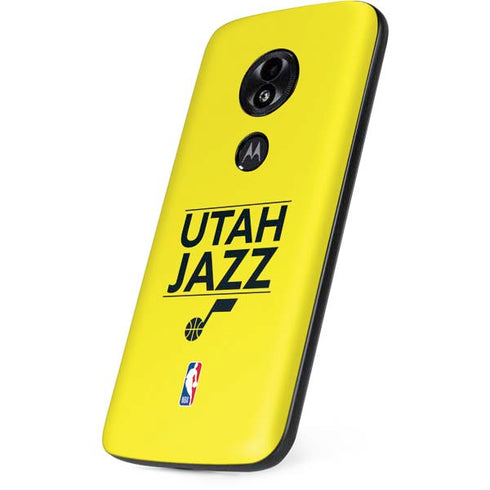 NBA Utah Jazz Standard - Yellow Moto E5 Play Skin