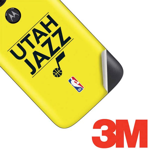 NBA Utah Jazz Standard - Yellow Moto E5 Play Skin