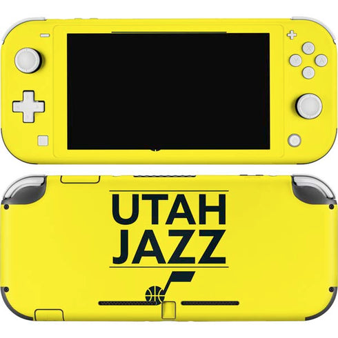 NBA Utah Jazz Standard - Yellow Nintendo Switch Lite Skin