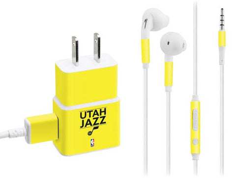 NBA Utah Jazz Standard - Yellow Phone Charger Skin
