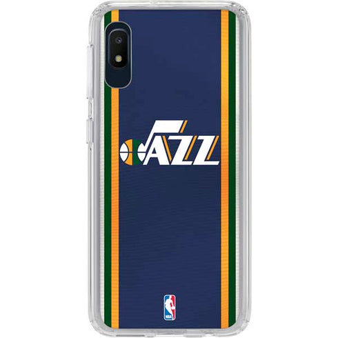 NBA Utah Jazz Team Jersey Galaxy A10e Clear Case