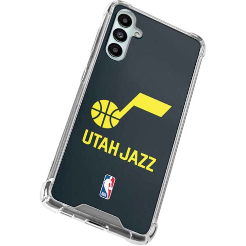 NBA Utah Jazz Team Jersey Galaxy A15 5G Clear Case