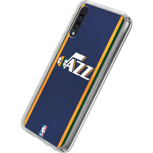 NBA Utah Jazz Team Jersey Galaxy A50 Clear Case