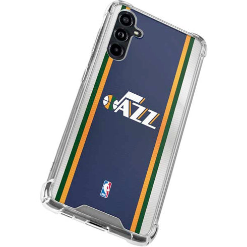 NBA Utah Jazz Team Jersey Galaxy A54 5G Clear Case