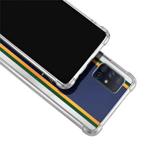 NBA Utah Jazz Team Jersey Galaxy A71 5G Clear Case