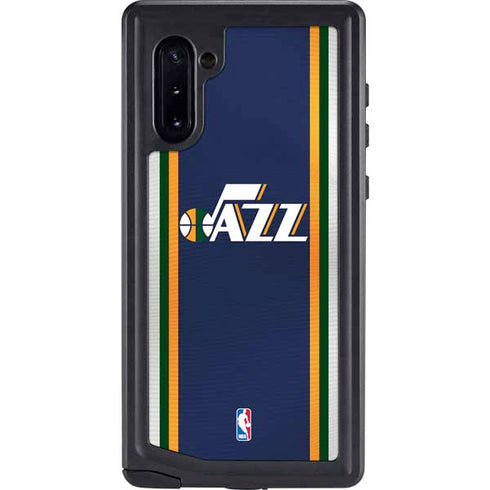 NBA Utah Jazz Team Jersey Galaxy Note 10 Waterproof Case